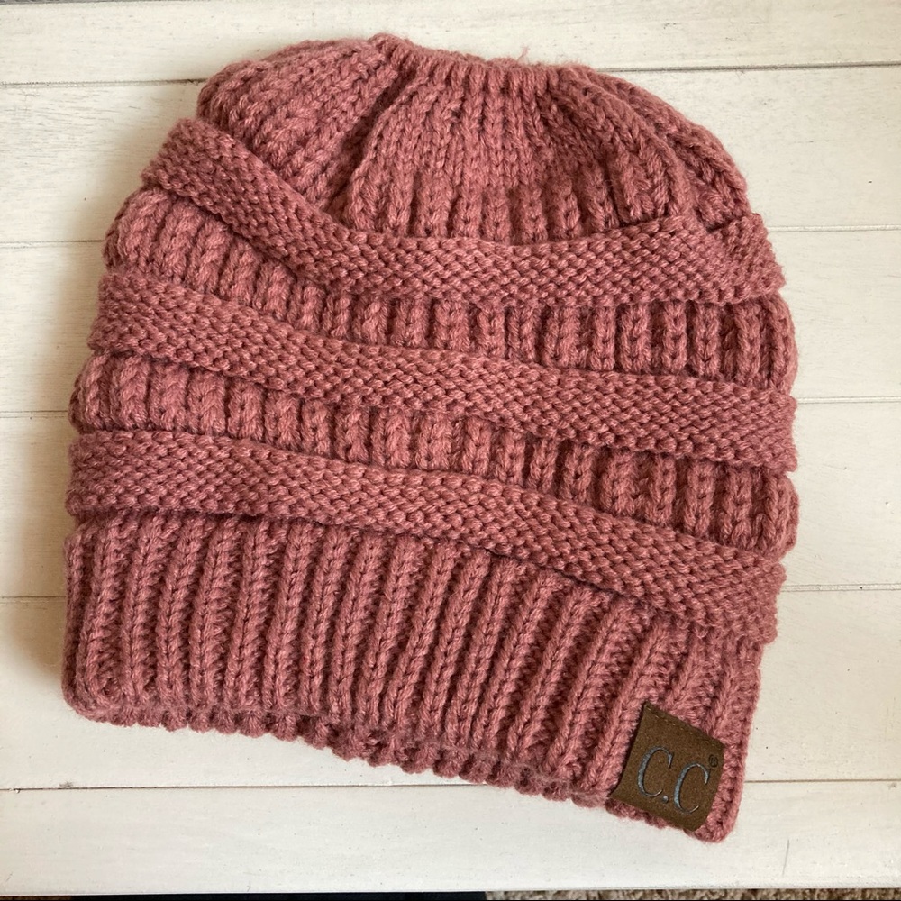 CC Exclusives Beanie Tail Knit Hat - Picture 1 of 5